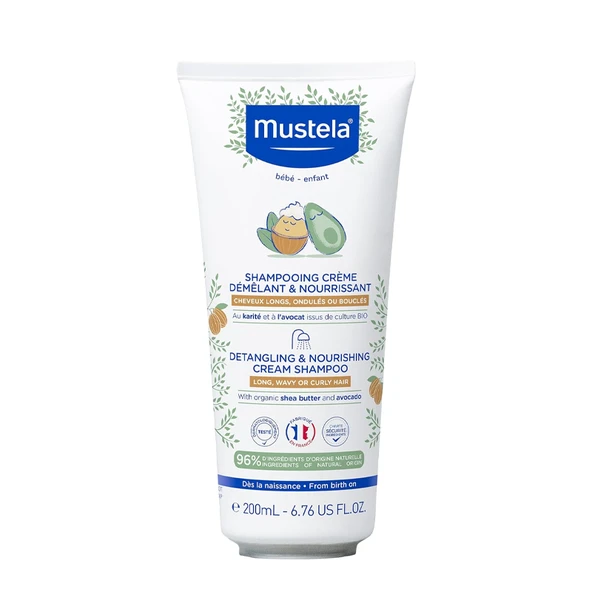 Mustela Kolay Tarama Sağlayan Besleyici Şampuan 200 ml ürün görseli 1