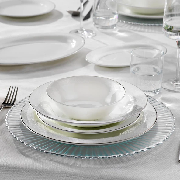 Schafer Silver Yemek Takımı 56 Parça-Platin 02 - Resim 3