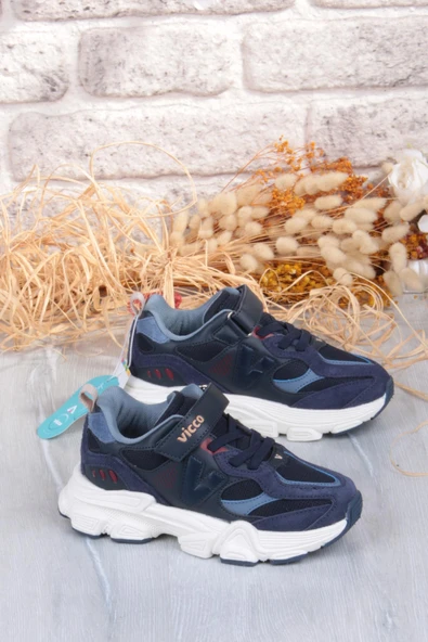 Vicco 346.F25K.200 Wild Lacivert Sneaker Erkek Çocuk Ayakkabı ürün görseli 1