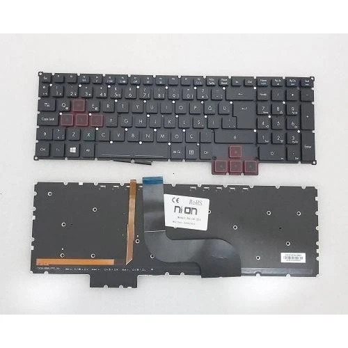 Nion Acer Predator G9-591 G9-591-71JN G9-591-74KN Notebook Klavye (Siyah TR Aydınlatmalı) ürün görseli 1