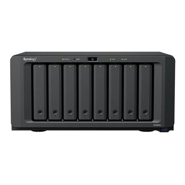 SYNOLOGY DS1825 PLUS RYZEN V1500B 8GB RAM- 8-diskli Nas Server (Disksiz) ürün görseli 1