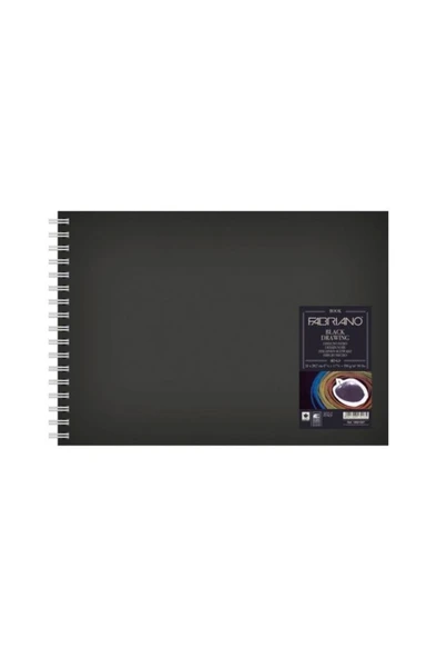Black Drawing Book, Siyah Murillo Karton, 190gr, 21x29,7cm ürün görseli 1