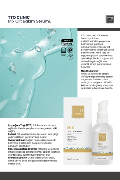 Tto Clinic Mix Gençlik Serumu 50ml - Resim 3