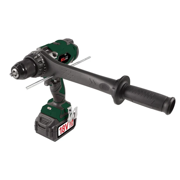 KLPRO  KLDM18BHX-50 18V 5.0 AH 150 NM ŞARJLI DARBELİ VİDALAMA/MATKAP KÖMÜRSÜZ KLDM18BHX-50 ürün görseli 1