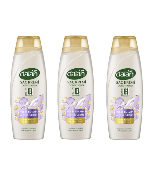 Dalan Saç Kremi Kolay Tarama Ve Şekil Verme 450 Ml X 3 Adet ürün görseli 1