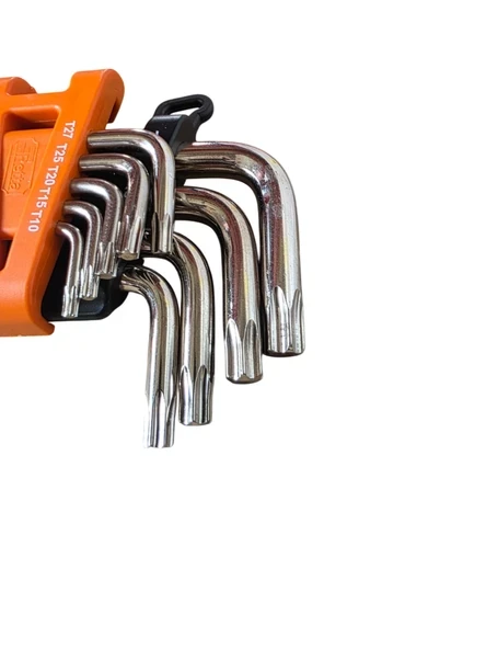 UZUN L TORX ANAHTAR SETİ 9 PARÇA - Resim 4