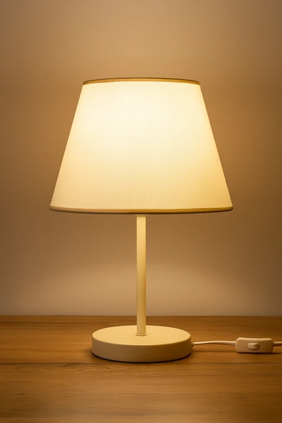 Vivido Home Krem Modern Abajur ürün görseli 1