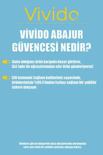 Vivido Home Dora Lambader Şapkası - Resim 3
