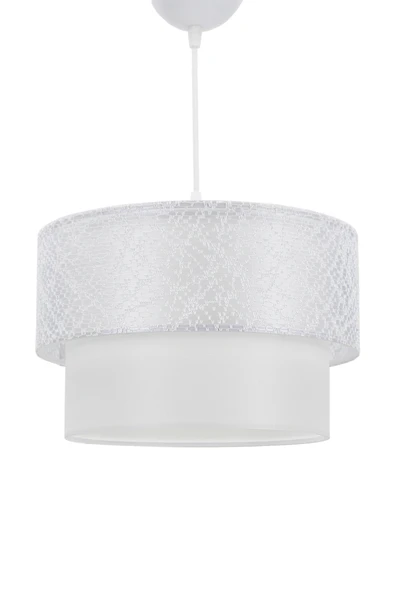 Vivido Home Pasta Sarkıt Avize Dantelli Beyaz - Resim 2