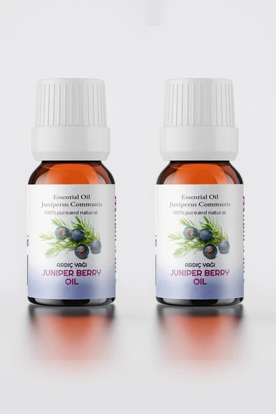 Ardıç Uçucu Yağı %100 Saf Doğal 2li Set ( Juniper Berry Essential Oil ) 2x10 ml ürün görseli 1