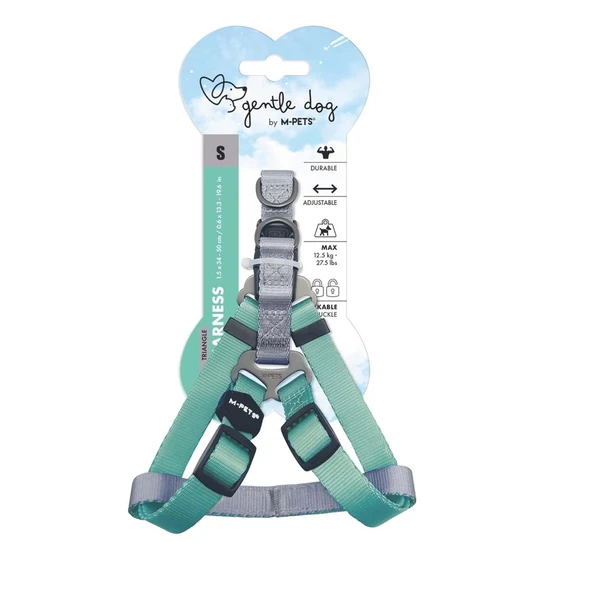 M-Pets Gentle Triangle Köpek Göğüs Tasması Yeşil XS ürün görseli 1