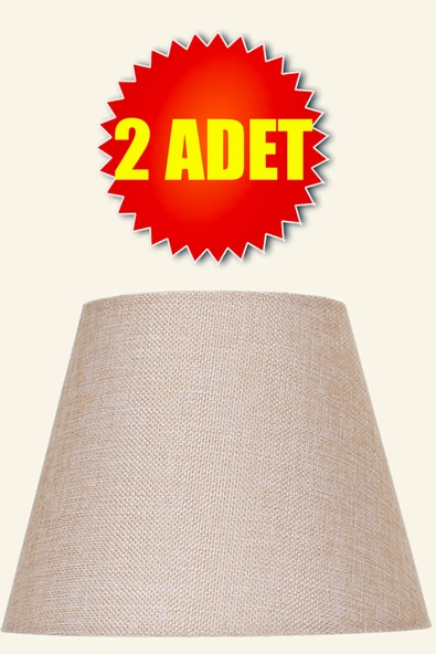 Vivido Abajur Pudra Modern Ikili Abajur Şapkası ürün görseli 1