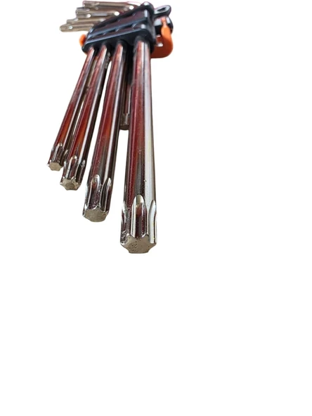 UZUN L TORX ANAHTAR SETİ 9 PARÇA - Resim 3