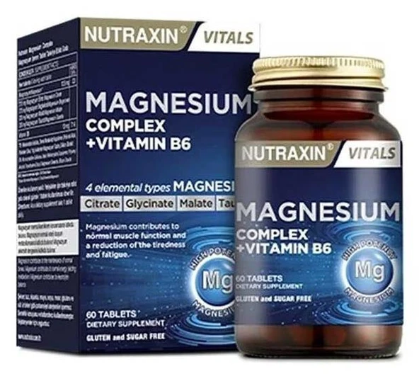 Nutraxin Magnesium Complex 60 Tablet ürün görseli 1