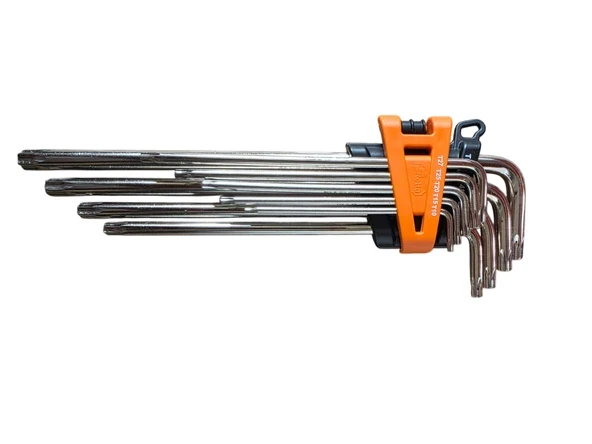 UZUN L TORX ANAHTAR SETİ 9 PARÇA - Resim 2
