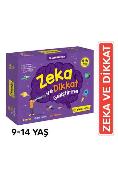 9-14 Yaş Zeka Ve Dikkat Geliştirme Seti ürün görseli 1