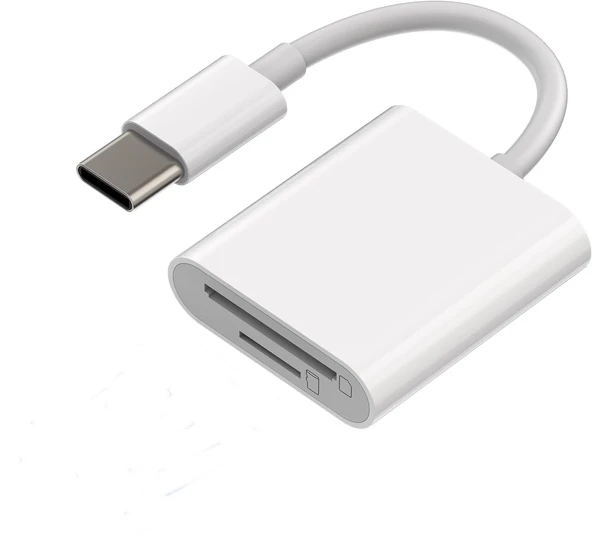 Type C Kart Okuyucu Microsd- Sd  2 in 1 ürün görseli 1