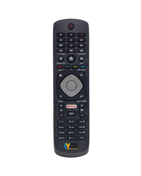 Philips Uyumlu Smart Tuşlu Netflix Lcd-Led Tv Kumanda ürün görseli 1