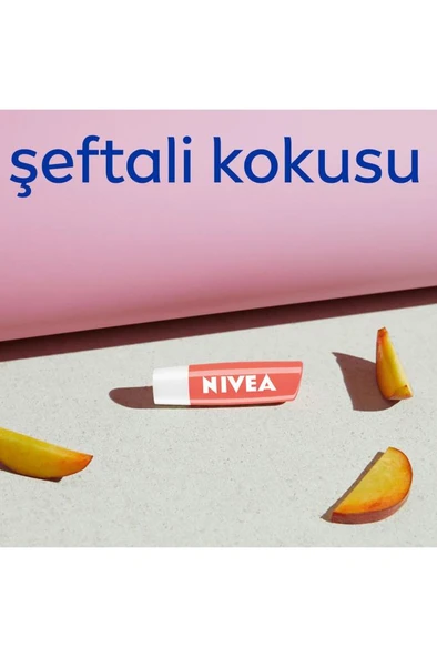 Nivea Lip Dudak Bakım Kremi - Şeftali - Resim 5