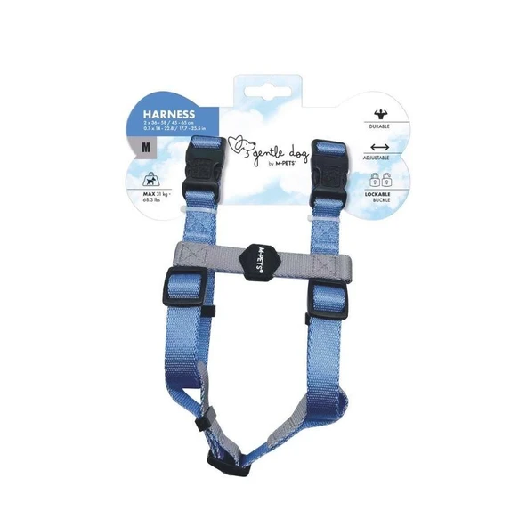 M-Pets Gentle Köpek Göğüs Tasması Mavi M ürün görseli 1