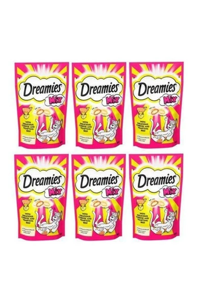 Dreamies Mix Sığır Etli Ve Peynirli Kedi Ödülü 6 Adet x 60 Gr ürün görseli 1