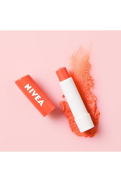 Nivea Lip Dudak Bakım Kremi - Şeftali - Resim 3