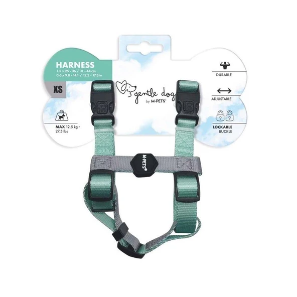 M-Pets Gentle Köpek Göğüs Tasması Yeşil XS ürün görseli 1