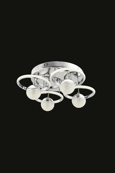 VERA  4 TOPLU HALKALI MODERN PLAFONYER LED AVİZE ürün görseli 1