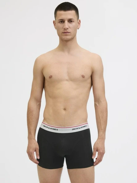 Jack Jones Jackayden Solıd Trunks 3 Pack Sn Boxer 12281999 - Resim 5