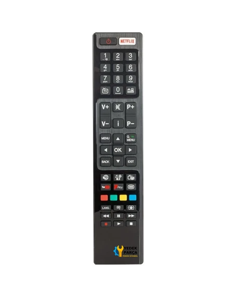 Vestel Uyumlu NETFLIX Tuşlu Smart LED TV Kumanda ürün görseli 1