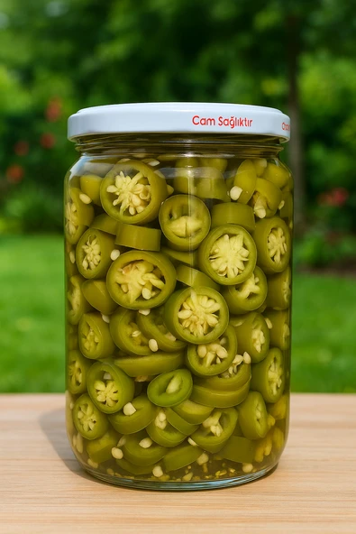 1 Kg Jalapeno Acı Biber Turşusu ürün görseli 1