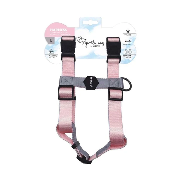 M-Pets Gentle Köpek Göğüs Tasması Pembe L ürün görseli 1