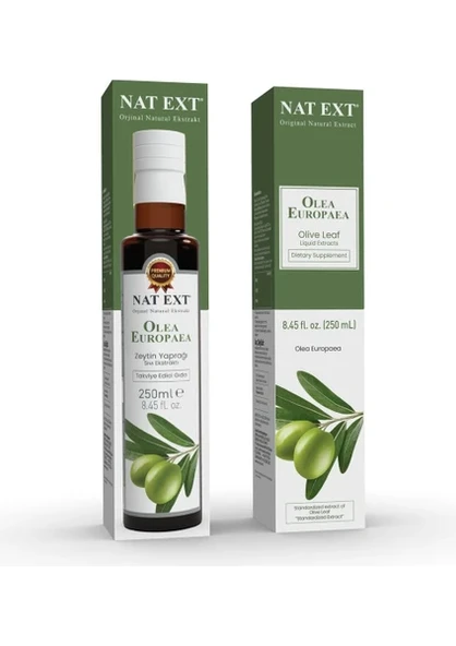 NAT-EXT OLEA EUROPAEA (ZEYTİN YAPRAĞI) SIVI EKSTRAKTI 250 ML ürün görseli 1
