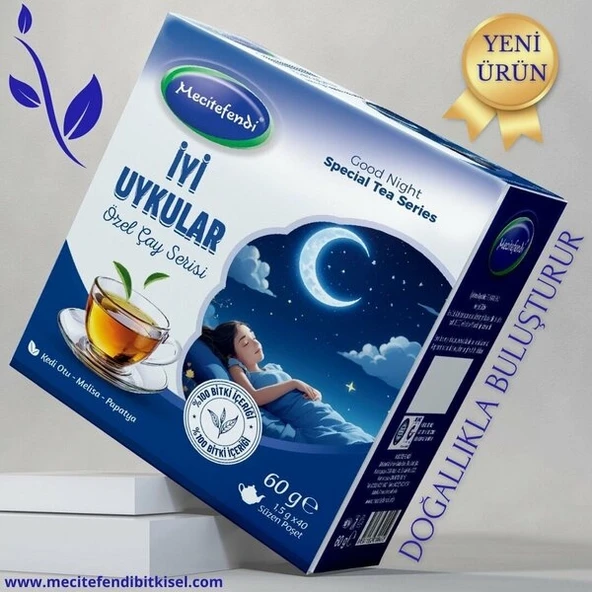 MECİTEFENDİ İYİ UYKULAR ÖZEL ÇAY SERİSİ 40’LI ürün görseli 1