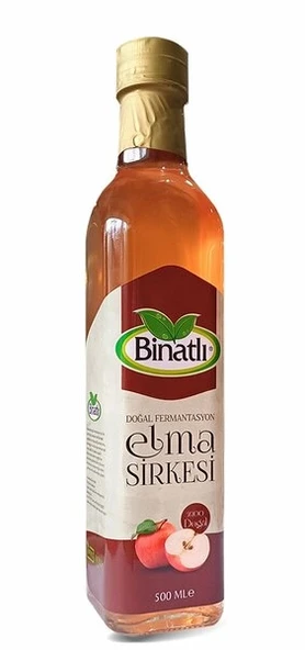 BİNATLI ELMA SİRKESİ 500 ML ürün görseli 1