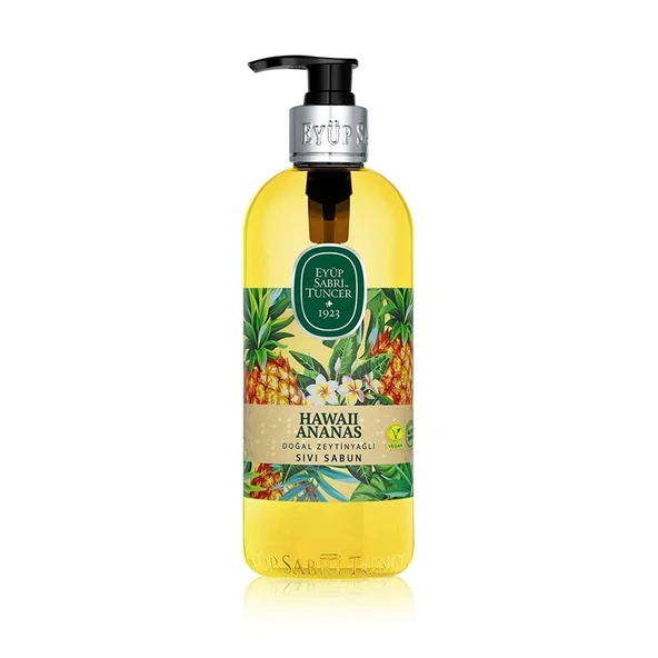 EST DOĞAL ZEYTİNYAĞLI SIVI SABUN HAWAI ANANAS 500 ML PET ŞİŞE ürün görseli 1