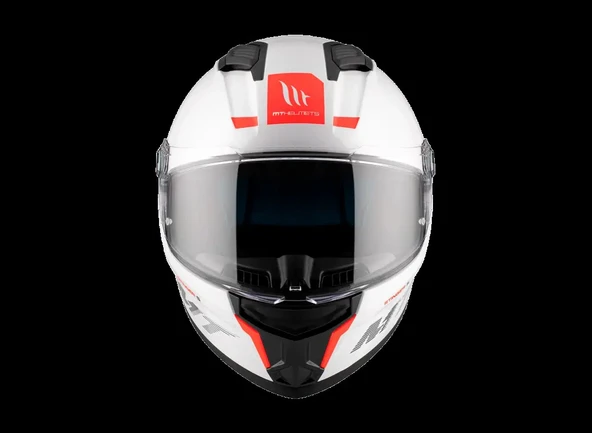 KASK MT STINGER A0 PARLAK BEYAZ ürün görseli 1