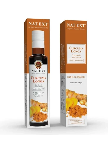 NAT-EXT CURCUMA LONGA ZERDEÇAL SIVI EKSTRAKTI 250 ML ürün görseli 1