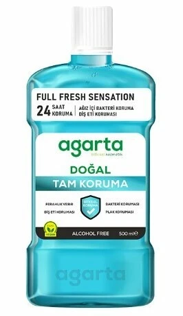 AGARTA DOĞAL AĞIZ BAKIM SUYU TAM KORUMA 500 ML ürün görseli 1