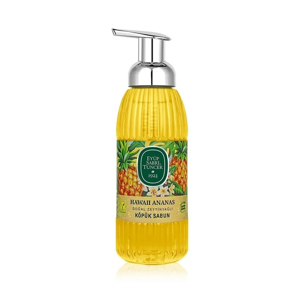 EST DOĞAL ZEYTİNYAĞLI KÖPÜK SABUNU HAWAI ANANAS 500 ML ürün görseli 1