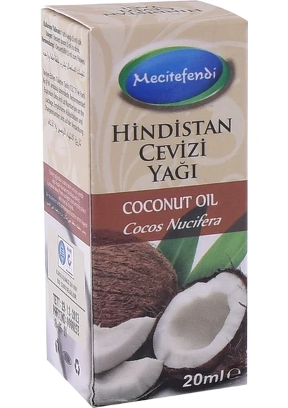 MECİTEFENDİ HİNDİSTAN CEVİZİ YAĞI 20ML ürün görseli 1