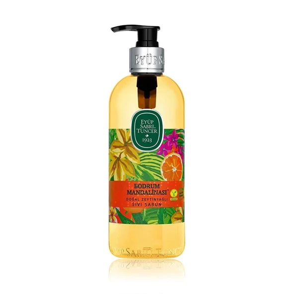 EST DOĞAL ZEYTİNYAĞLI SIVI SABUN BODRUM MANDALİNASI 500 ML PET ŞİŞE ürün görseli 1