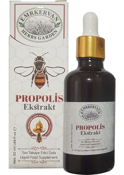 KERVAN HERBS PROPOLİS EKSTRAKT 50 ML ürün görseli 1