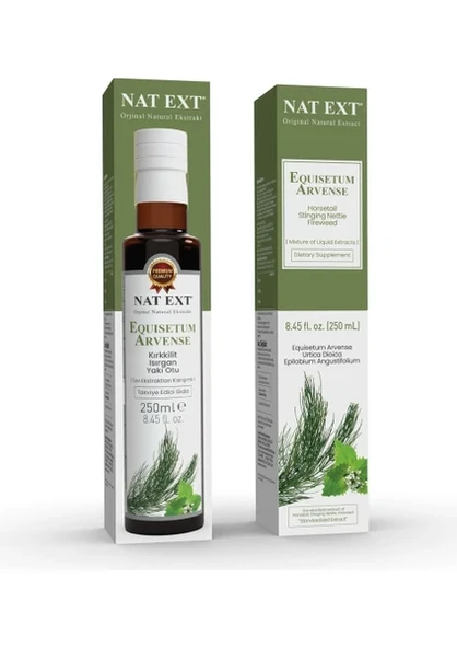 NAT-EXT EQUISETUM ARVENSE (KIRKKİLİT, ISIRGAN, YAKI OTU) SIVI EKSTRAKTI 250 ML ürün görseli 1