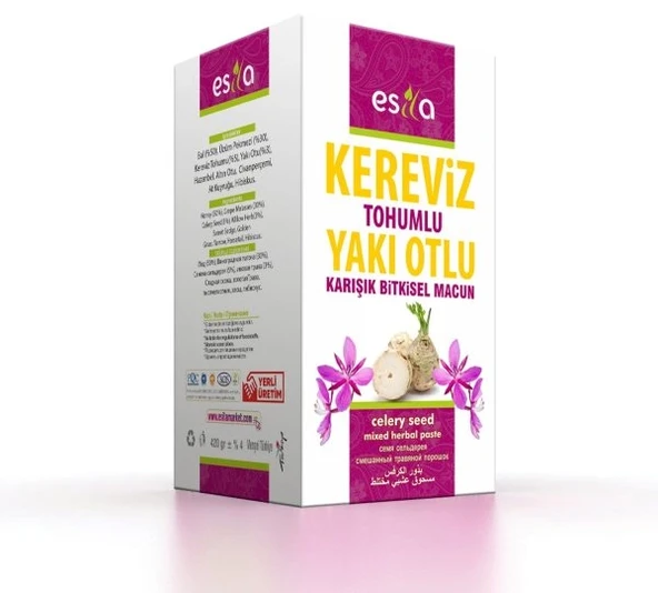 ESİLA KEREVİZ TOHUMLU YAKI OTLU KARIŞIK BİTKİSEL MACUN 420 GR. ürün görseli 1
