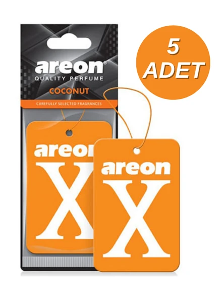 Areon X Coconut 5'li Oto Araç Kokusu ürün görseli 1