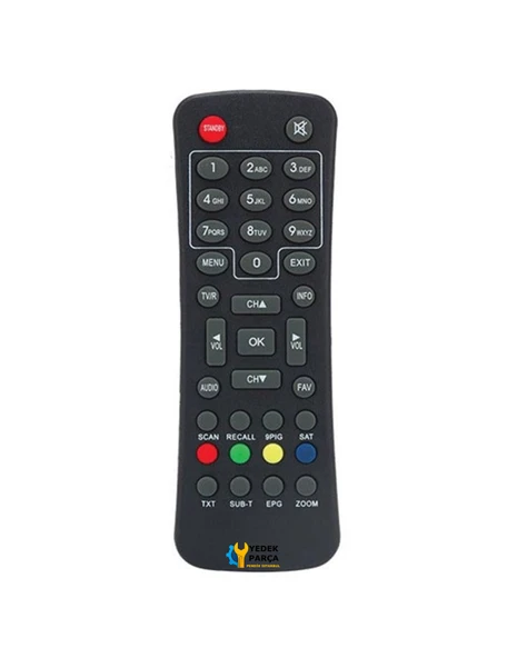 Technobox Uyumlu Q5 Mini Fta Uydu Kumanda ürün görseli 1