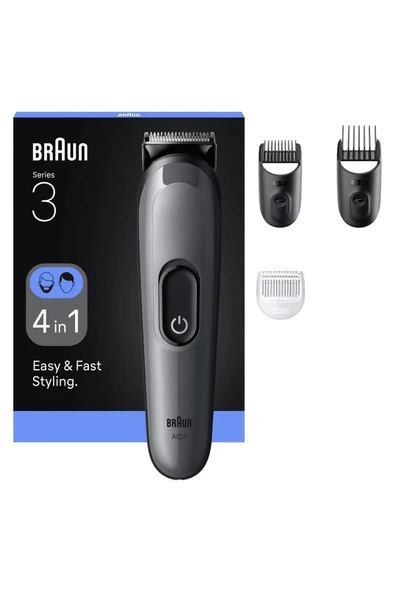 Hepsi Bir Arada Series 3, 4’ü 1 arada Tıraş Kiti, Keskin Bıçak, 14 Uzunluk, AIO3500 ürün görseli 1