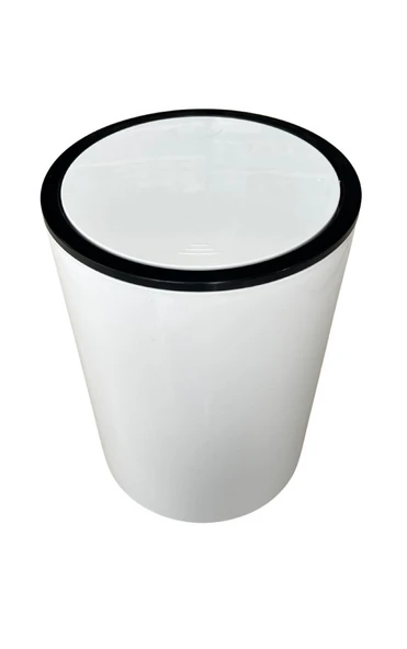 Kırık Beyaz, Çöp Kovası 5 Litre - İnca Model - Resim 6