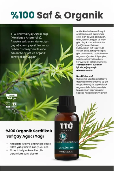 Tto Öay Ağacı Yağı 10ml - Resim 2